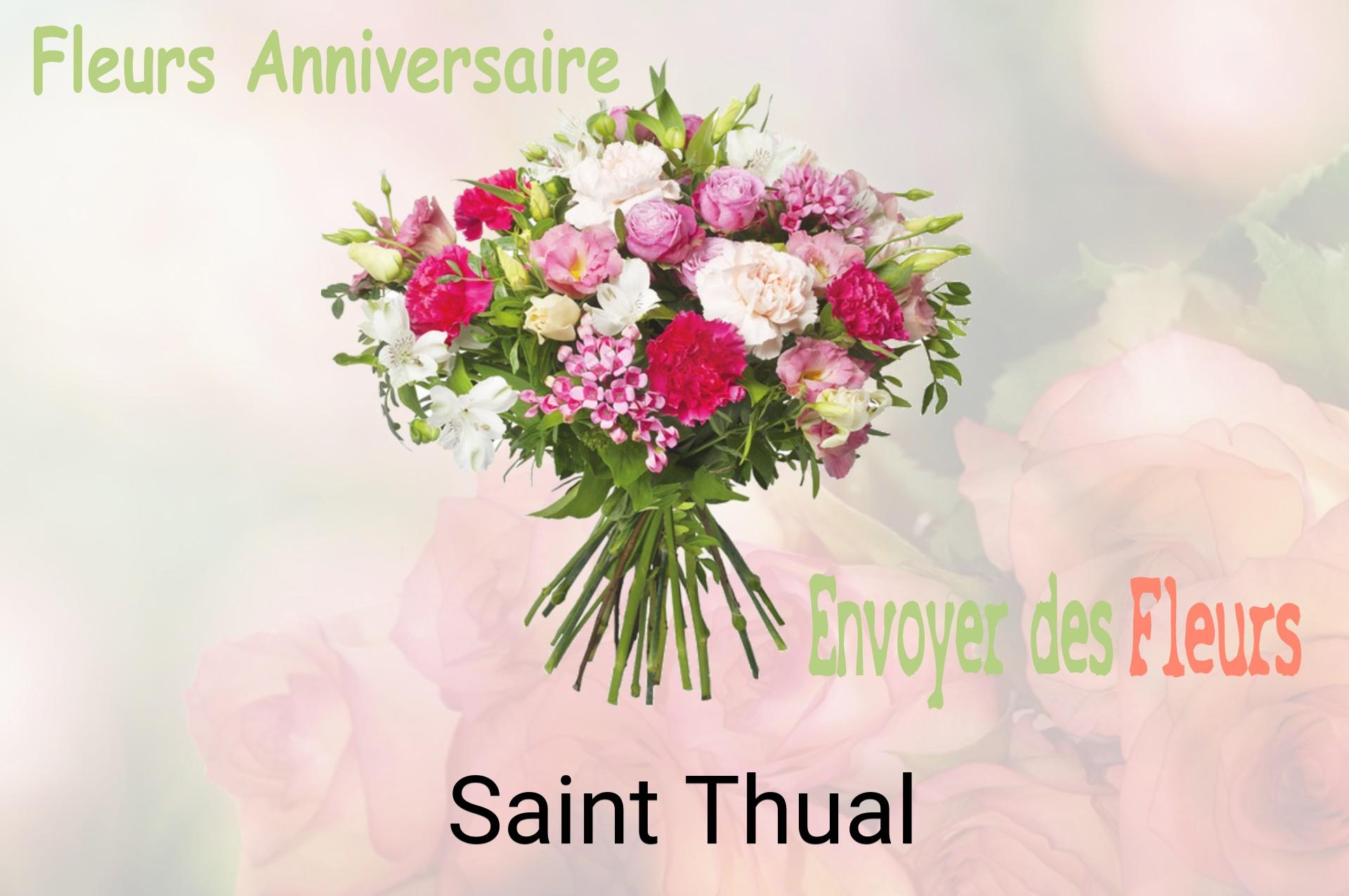 Bouquet de fleurs d’anniversaire livré à Saint-Thual