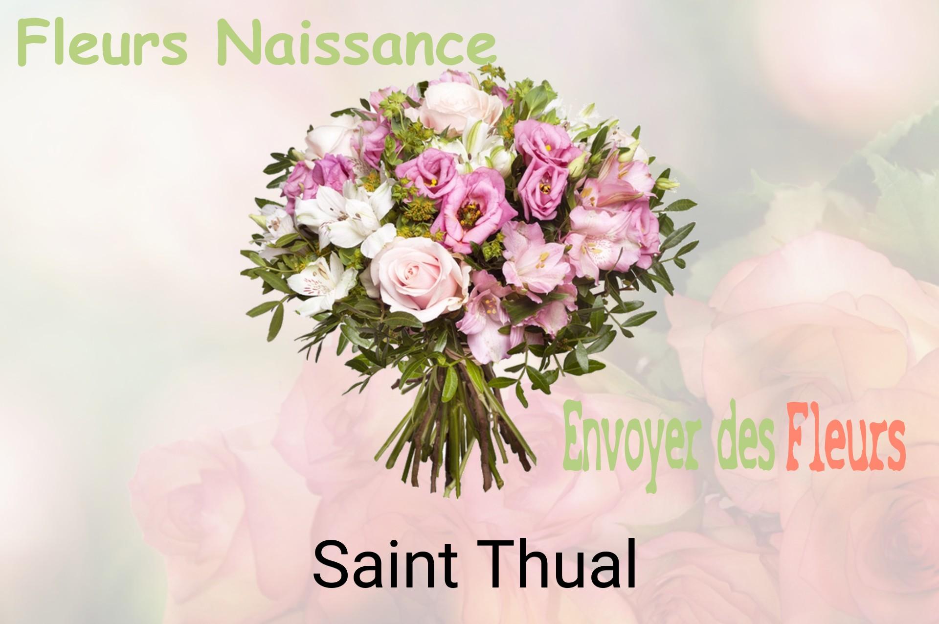 Bouquet de fleurs de naissance livré à Saint-Thual